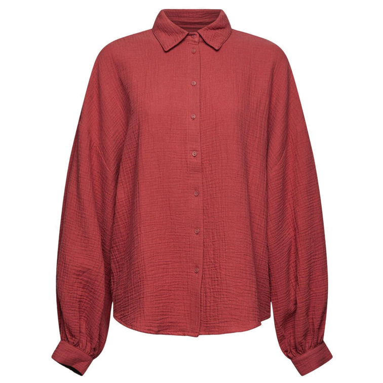 chemise oversize con efecto arrugado femme ESPRIT