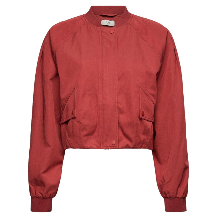 cazadora de estilo bomber con lino femme ESPRIT