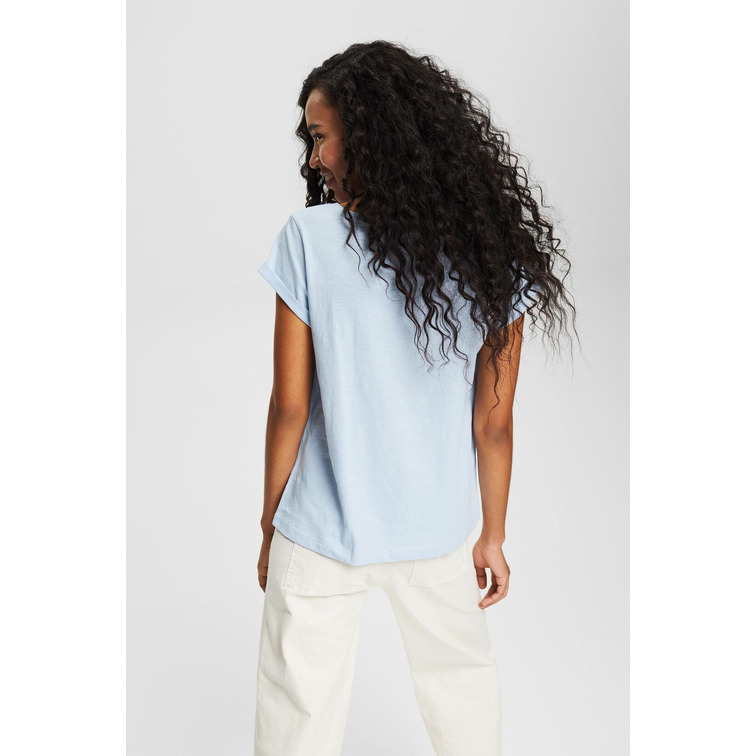 t-shirt con estampado artístico femme ESPRIT