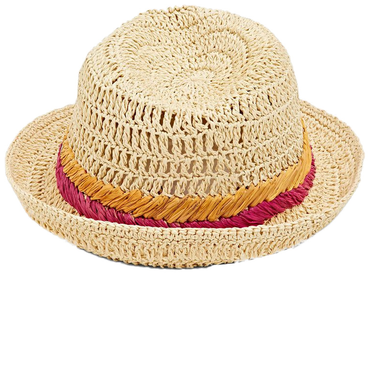 sombrero trilby con rayas bicolores femme ESPRIT