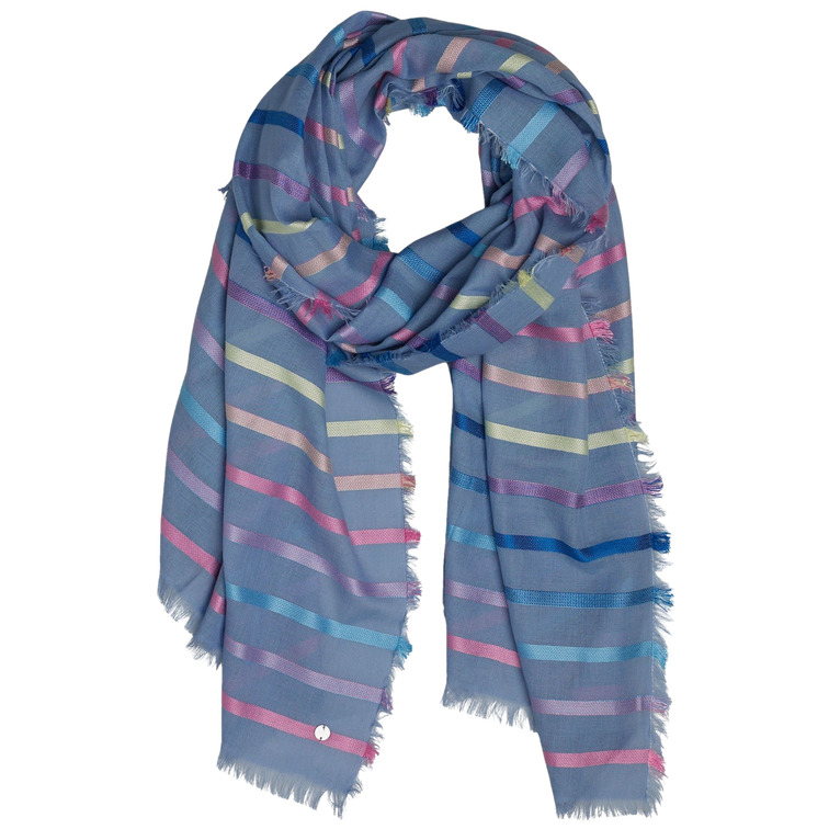 pañuelo de rayas multicolores femme ESPRIT
