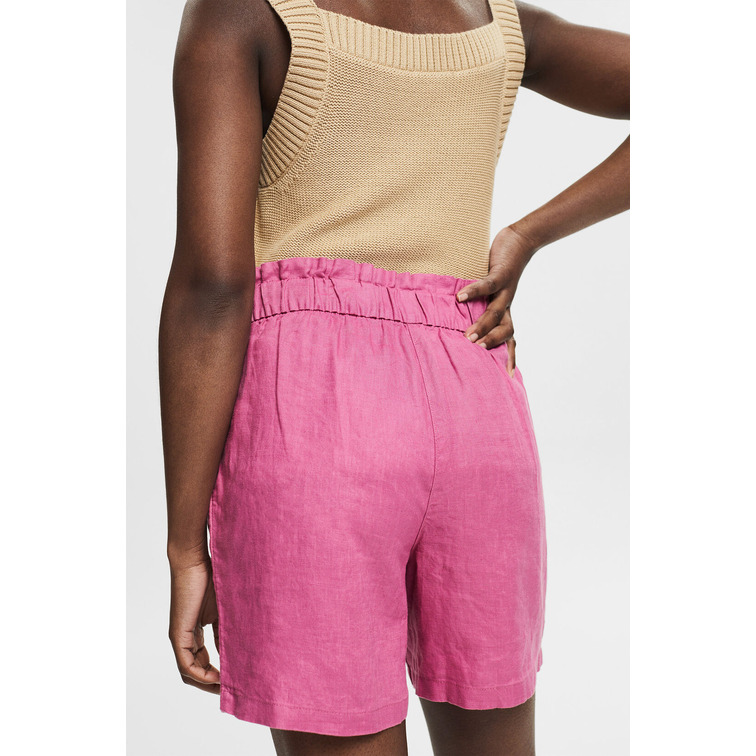 le short en lino femme ESPRIT