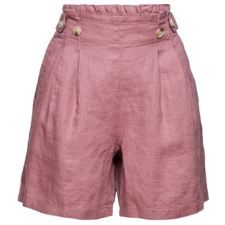 le short en lino femme ESPRIT