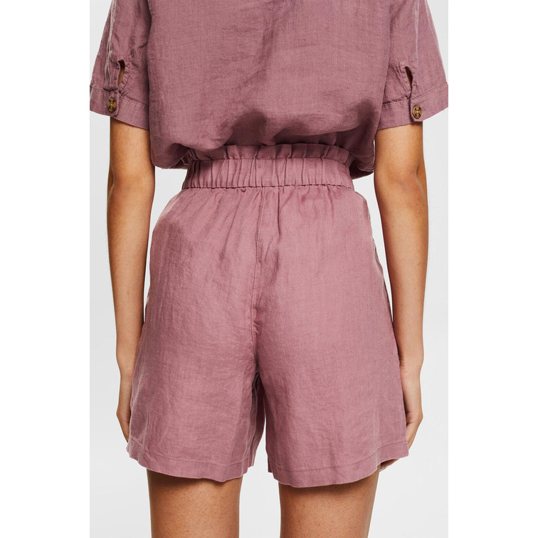 le short en lino femme ESPRIT