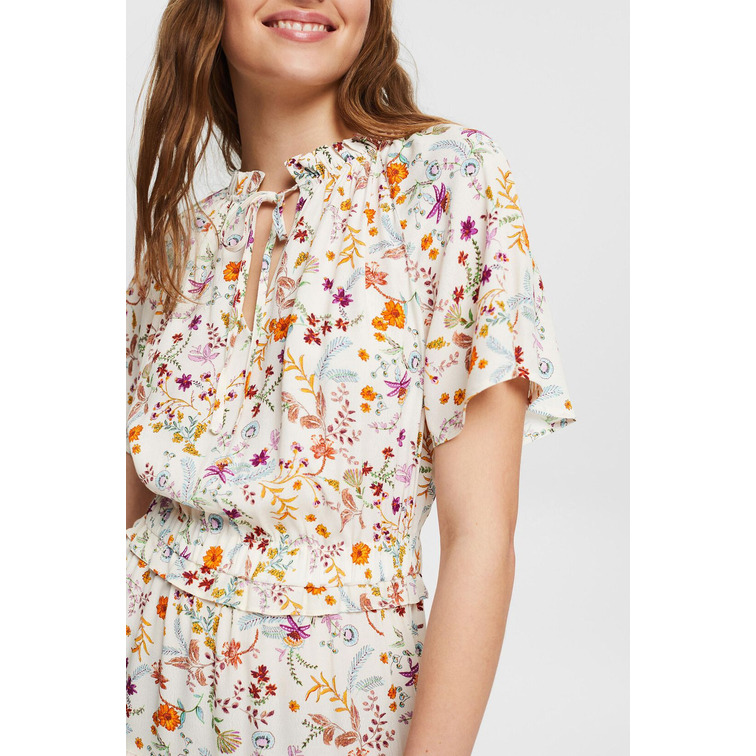 robe midi con estampado floral femme ESPRIT