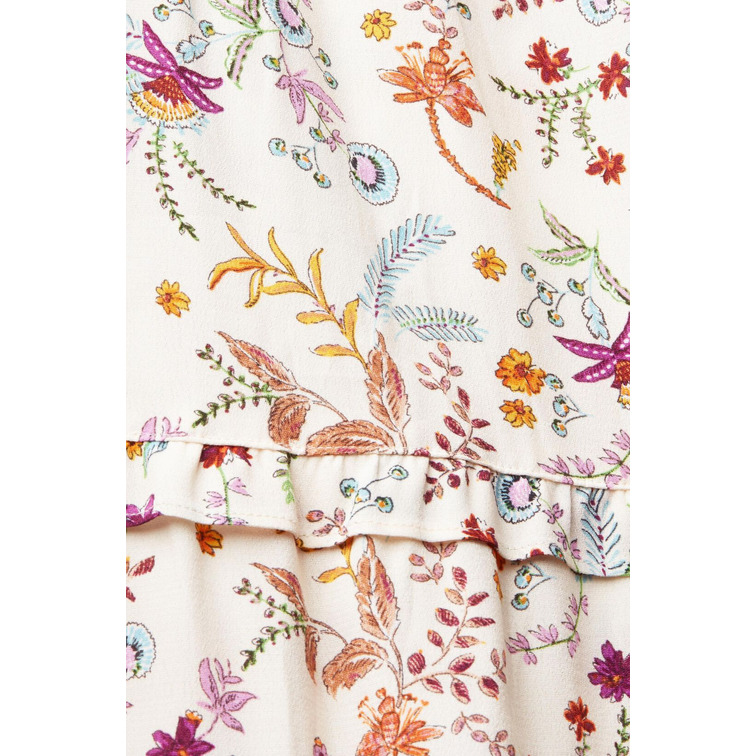 robe midi con estampado floral femme ESPRIT