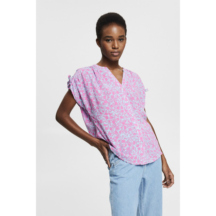 blusa con estampado floral femme ESPRIT