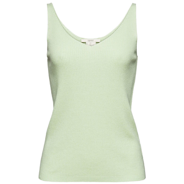 top con acabado acanalado femme ESPRIT