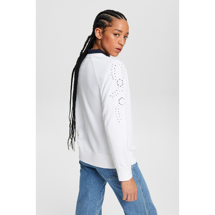 sweat-shirt con bordado femme ESPRIT