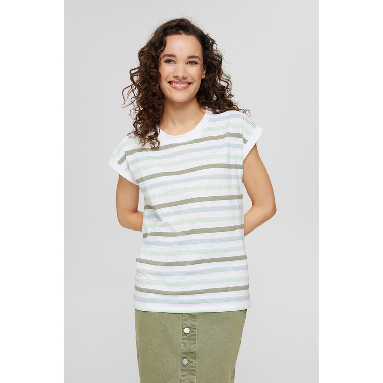 t-shirt estampada a rayas femme ESPRIT