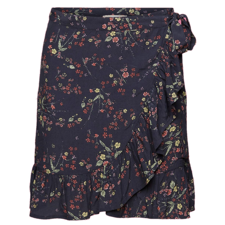 ESPRIT aop wrap skirt c408