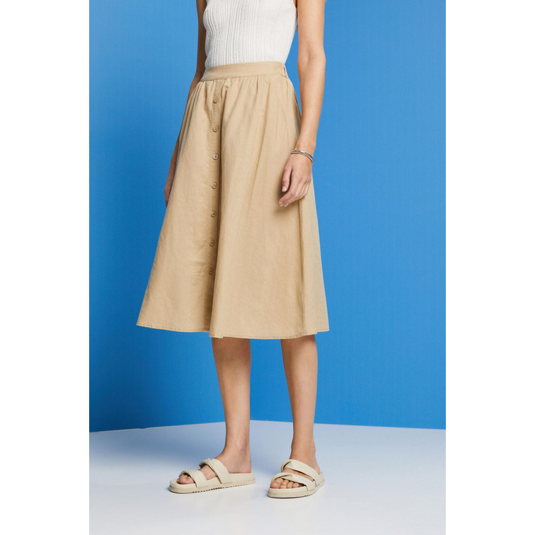 ESPRIT f_buttonedskirt e285