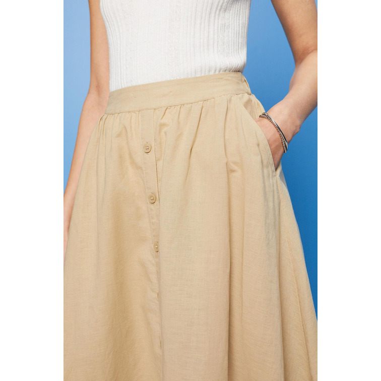ESPRIT f_buttonedskirt e285
