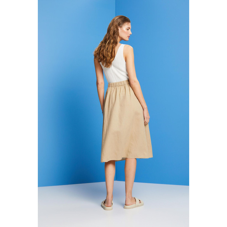 ESPRIT f_buttonedskirt e285