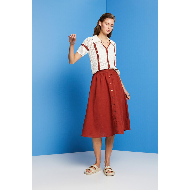 ESPRIT f_buttonedskirt e805