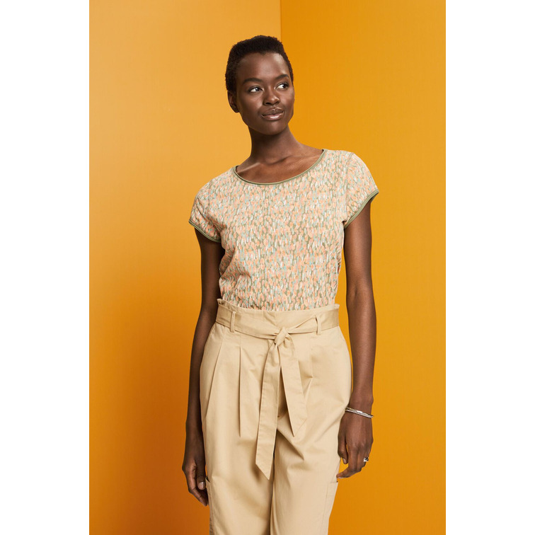t-shirt femme  ESPRIT f tee aop