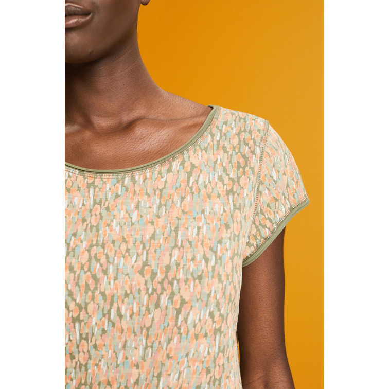 t-shirt femme  ESPRIT f tee aop