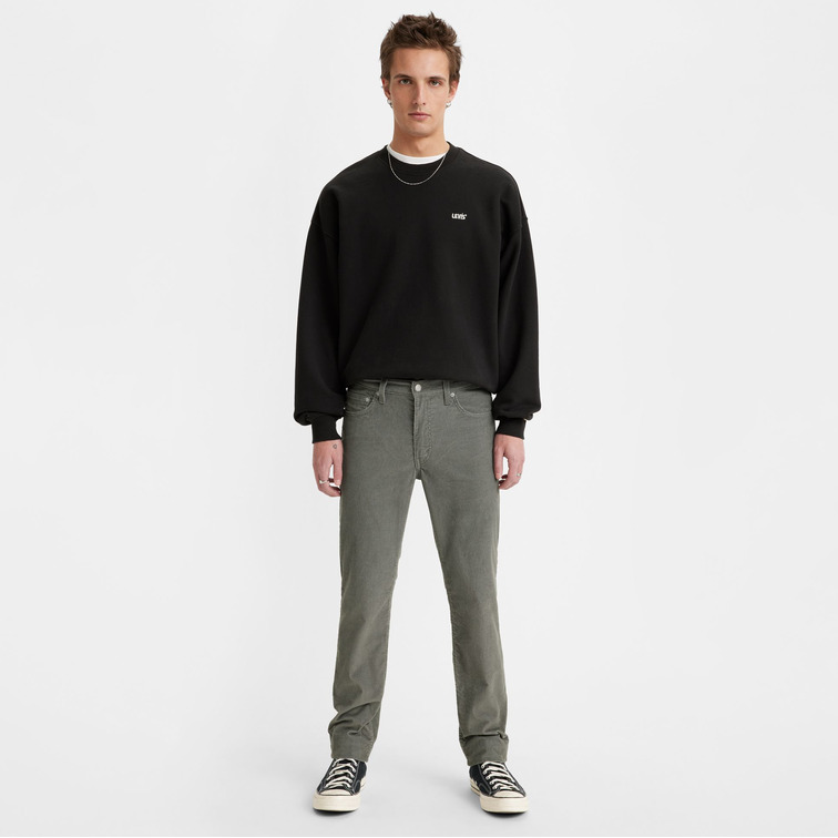 jeans homme  levi's 511 slim pewter s 14w cord