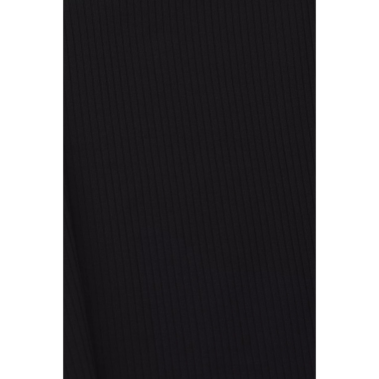top asimétrico con acabado acanalado femme ESPRIT