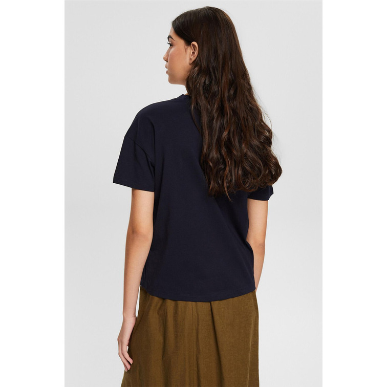t-shirt estampada de corte holgado femme ESPRIT