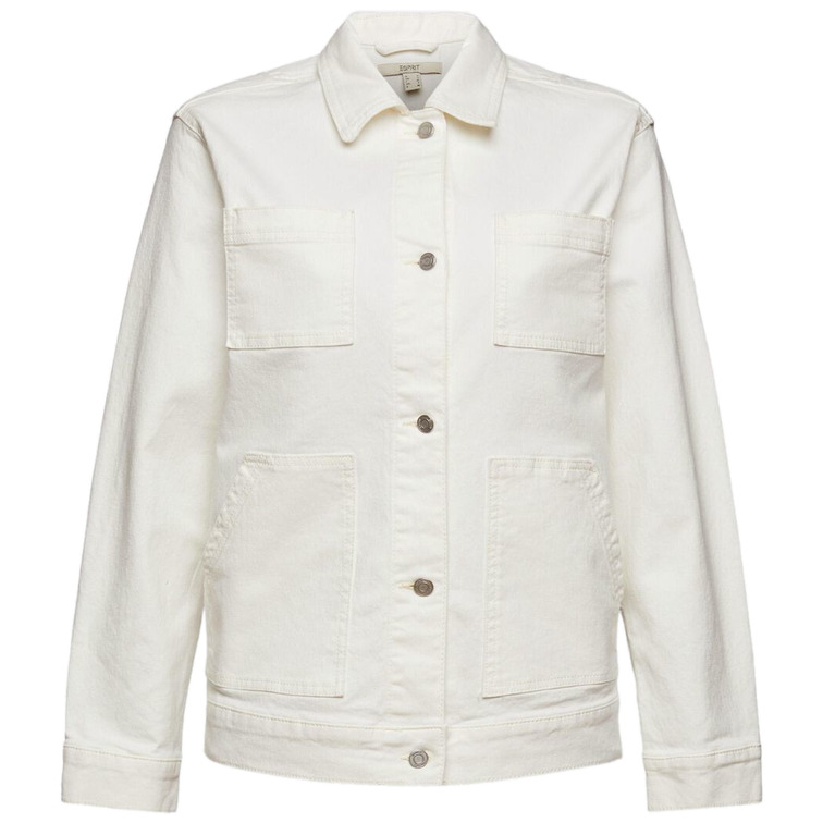 veste en jean con bolsillos femme ESPRIT