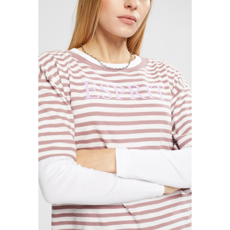 t-shirt femme  ESPRIT sus stripe tee