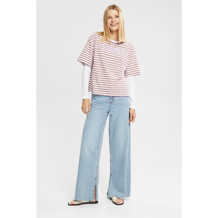 t-shirt femme  ESPRIT sus stripe tee