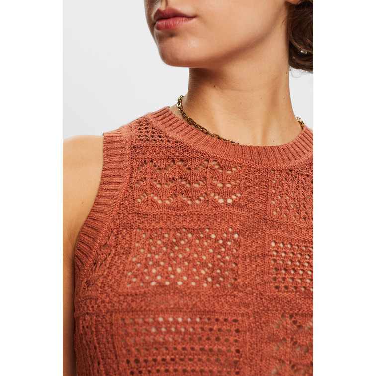 maillot femme  ESPRIT slub stich vest