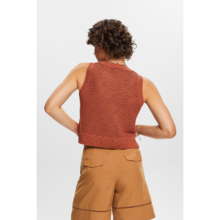 maillot femme  ESPRIT slub stich vest
