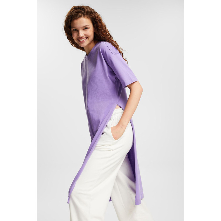 t-shirt femme  ESPRIT sus peached lon