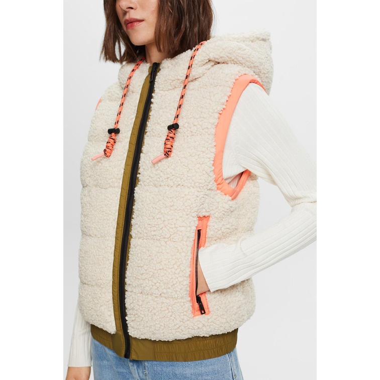 manteau femme  ESPRIT k_f_teddyvest