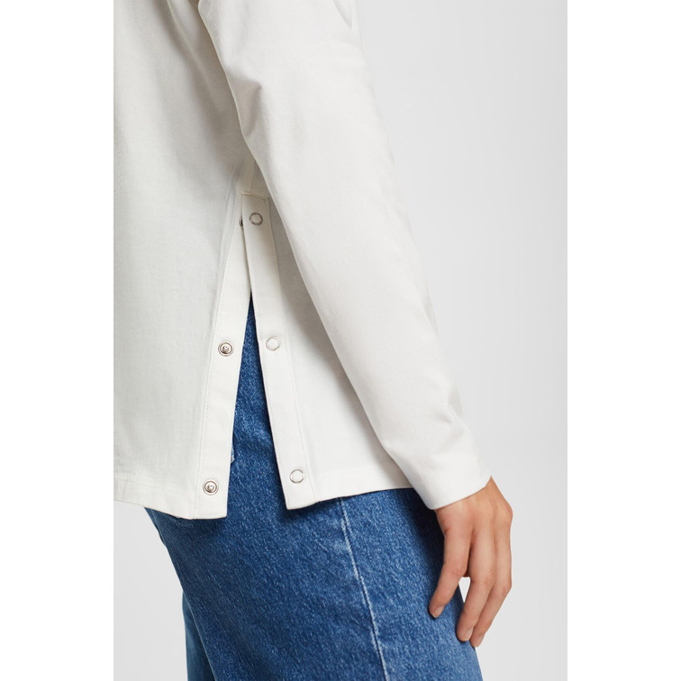 t-shirt femme  ESPRIT long snapbu