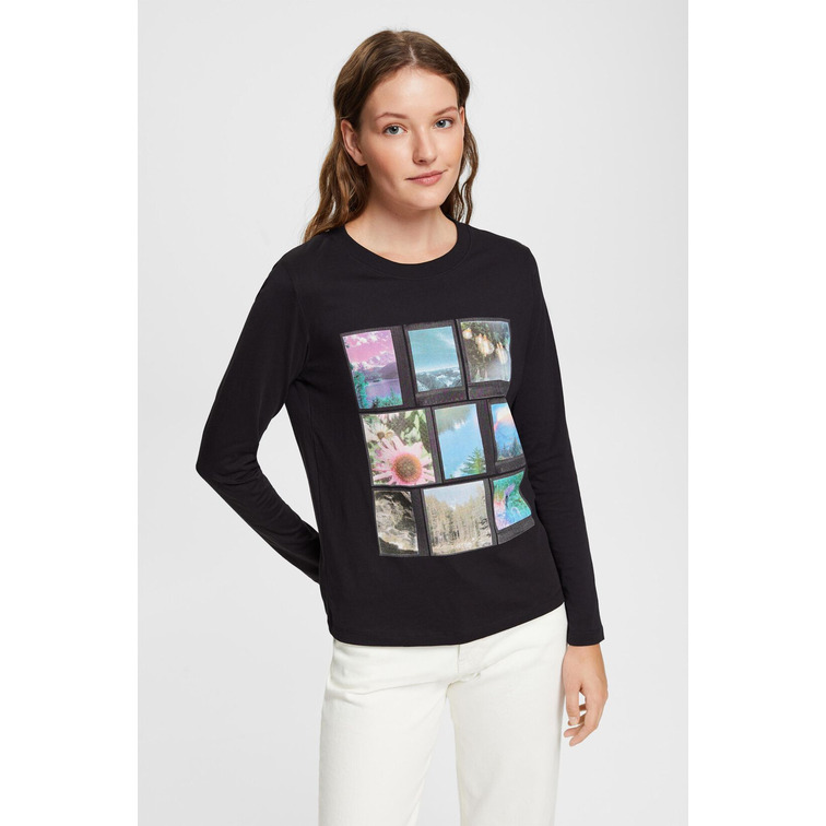 t-shirt femme  ESPRIT k_sus ls aw t