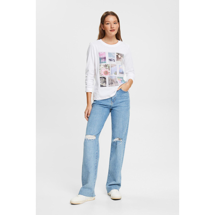 t-shirt femme  ESPRIT k_sus ls aw t