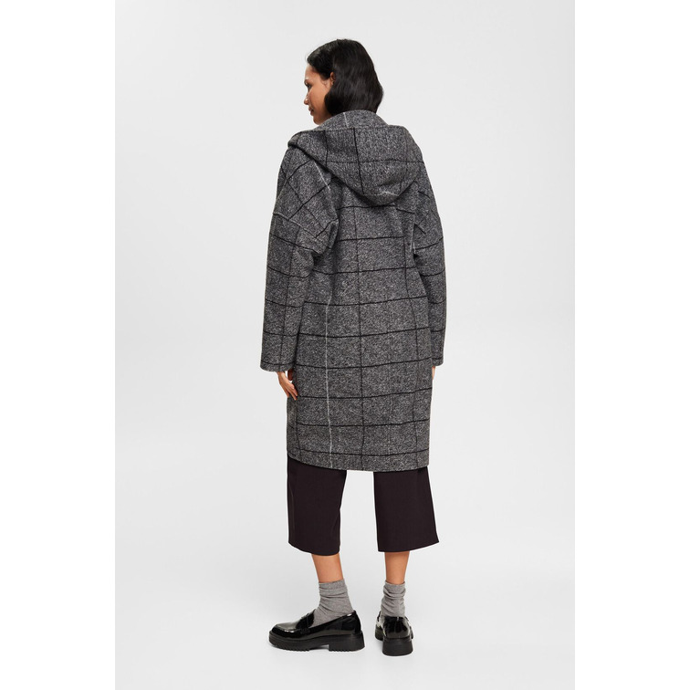 manteau femme  ESPRIT ll check hood c