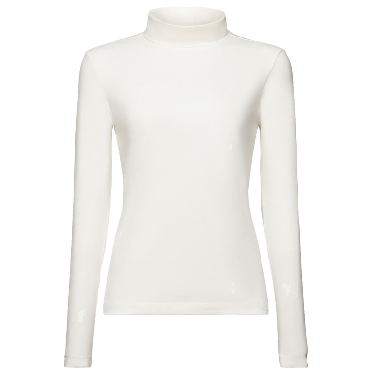 t-shirt femme  ESPRIT sus turn up nec