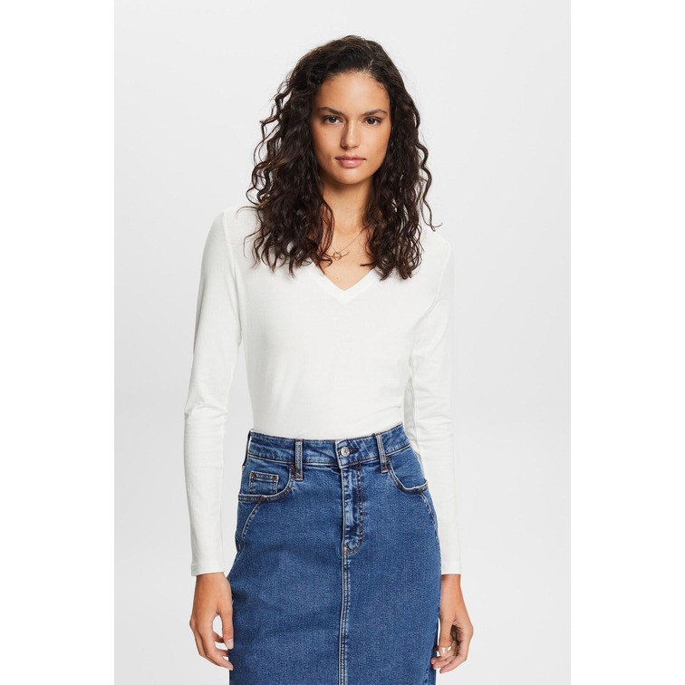 t-shirt femme  ESPRIT co/ela lslv sl