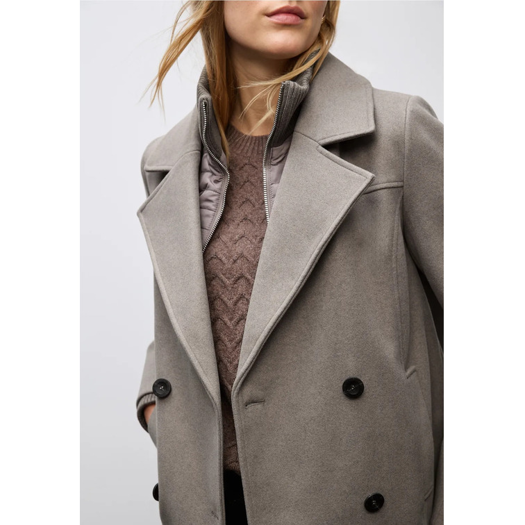 manteau femme  street caban jkt w. removable padded