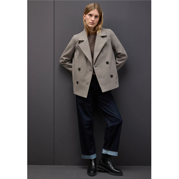 manteau femme  street caban jkt w. removable padded