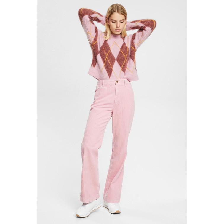 pantalon femme  ESPRIT cord wide leg