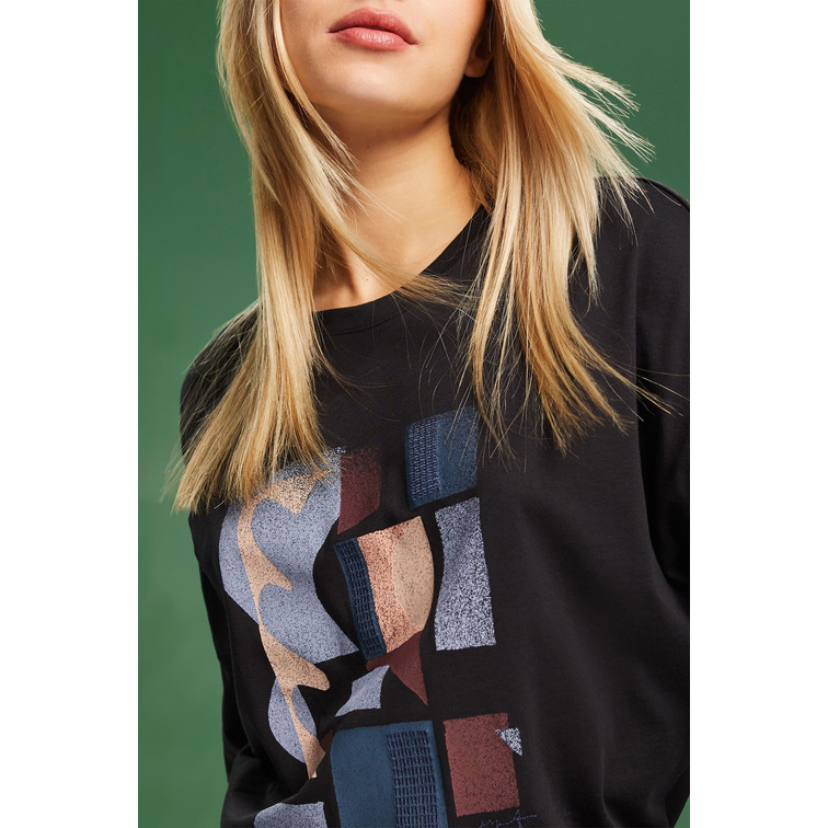 t-shirt femme  ESPRIT s/j basic+ t aw