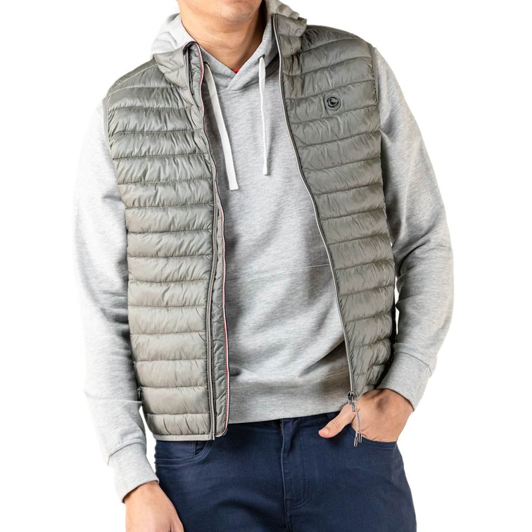 gilet matelassé basique grise homme el ganso