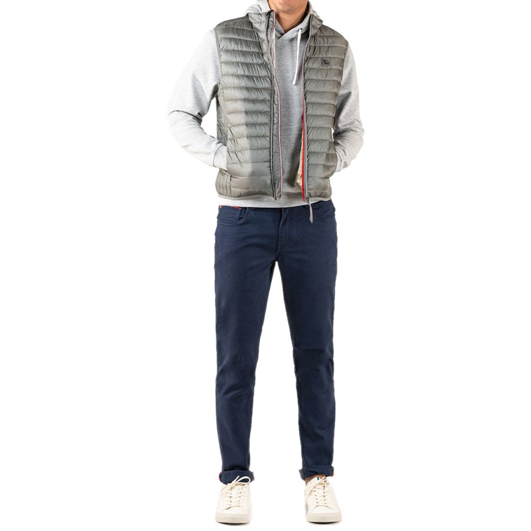 gilet matelassé basique grise homme el ganso