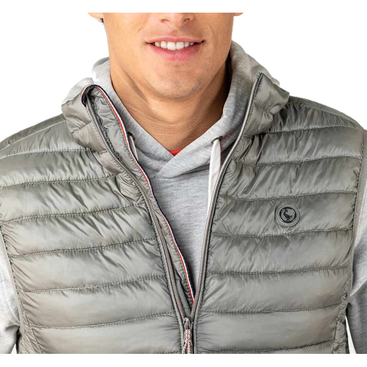 gilet matelassé basique grise homme el ganso