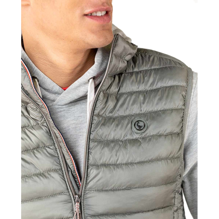 gilet matelassé basique grise homme el ganso