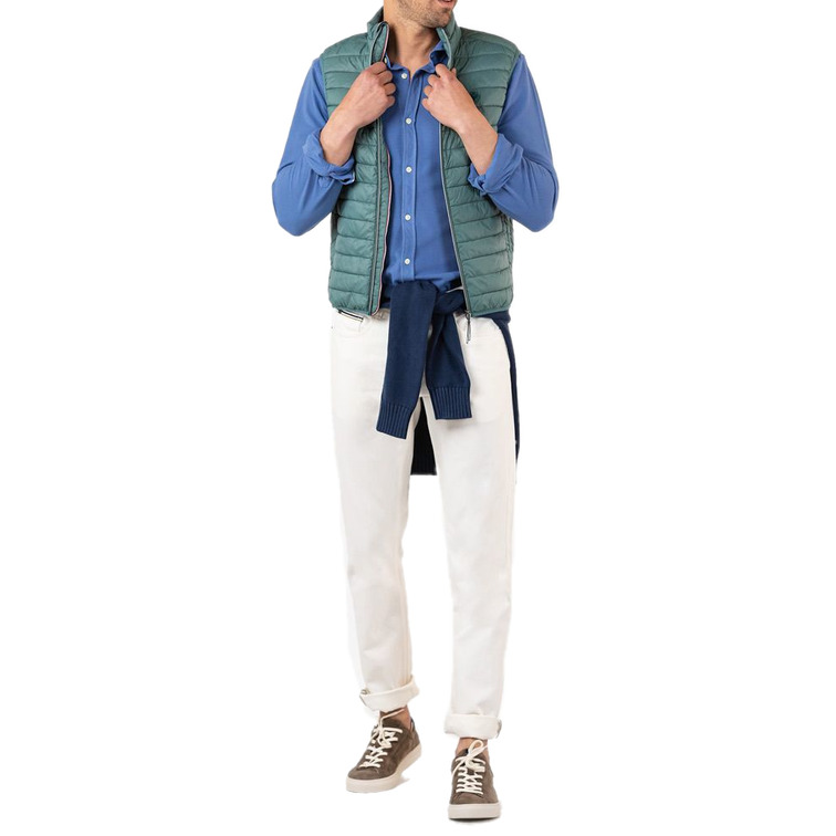 gilet matelassé basique vert homme el ganso