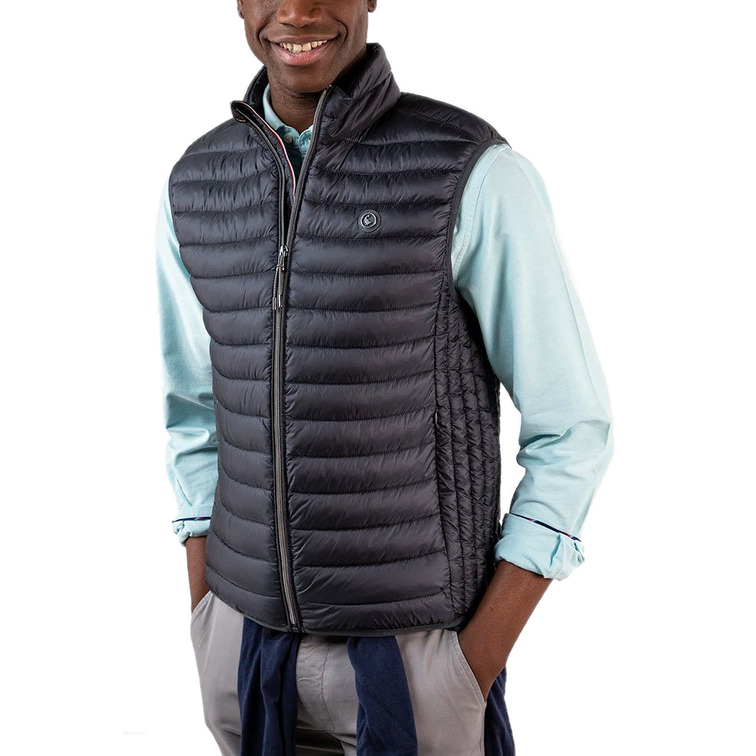 homme veste acolchado básico gris u