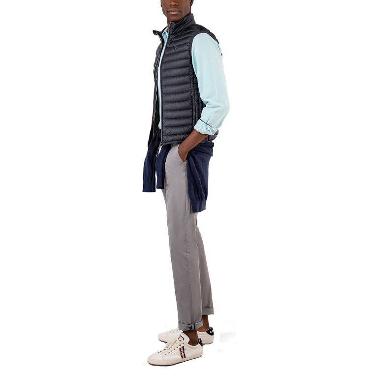 homme veste acolchado básico gris u