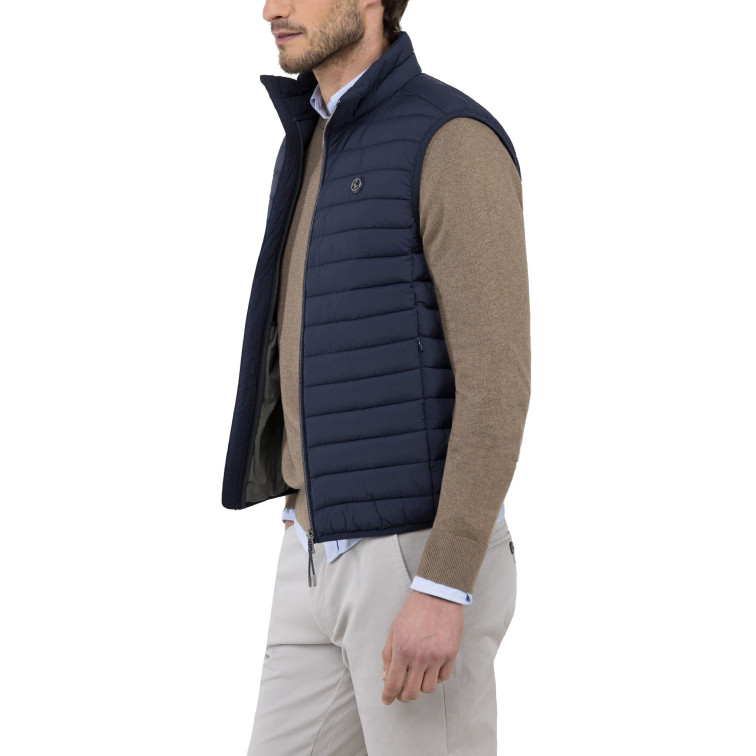 cazadora homme  el ganso veste básico acolchado marin