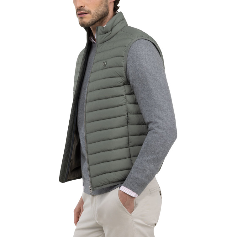 cazadora homme  el ganso veste básico acolchado verde